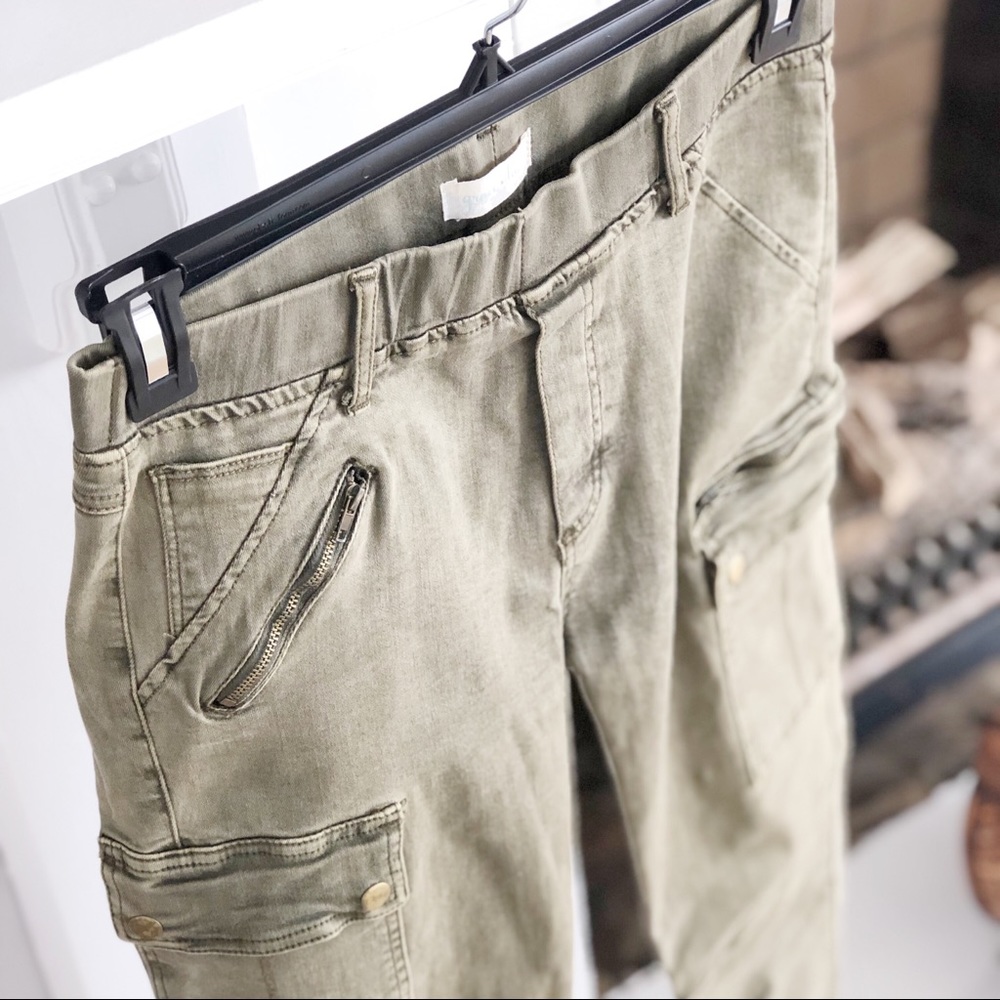 Grace and Lace Olive Green Jeggings